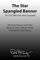 The Star Spangled Banner SSA choral sheet music cover